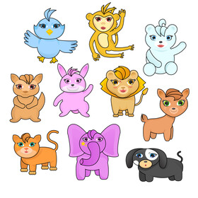 Littlest Pet Shop images set vector