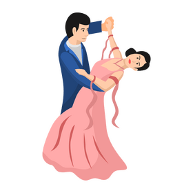 Waltz dance clipart