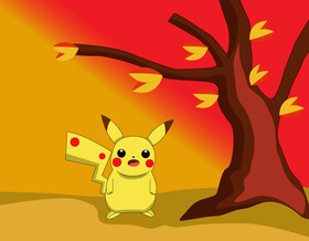 Pikachu Pokemon vector