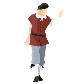 Folk dance clipart