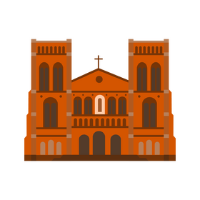 Notre Dame of Bangui Cathedral clipart
