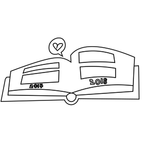 Isolation memories black and white clipart