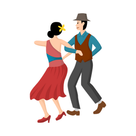 Salsa dance clipart