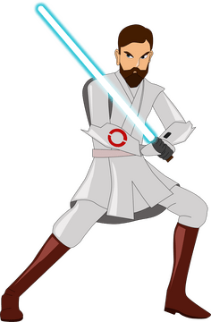 Obi wan Kenobi clipart