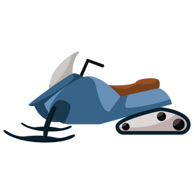 Snowmobile clipart