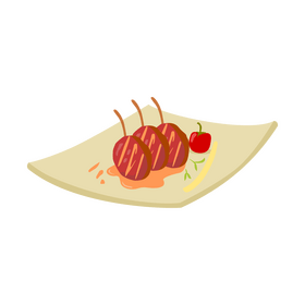Gourmet food clipart