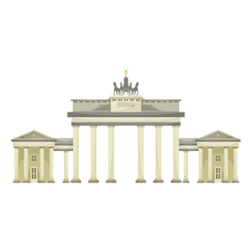 Brandenburg Gate clipart