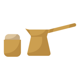 Ellinikos greek coffee clipart