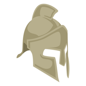 Spartan helmet clipart