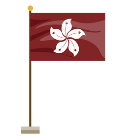 Hong Kong flag clipart