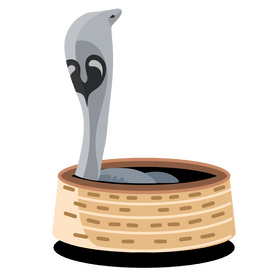 Indian cobra clipart