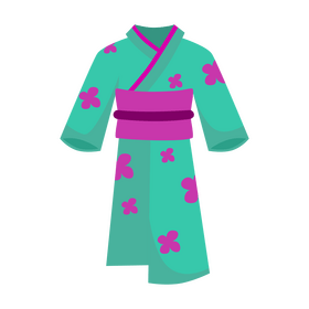 Kimono clipart