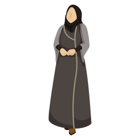 Qatar national dress clipart