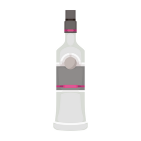 Russian vodka clipart