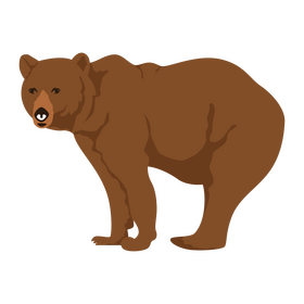 Russian bear clipart