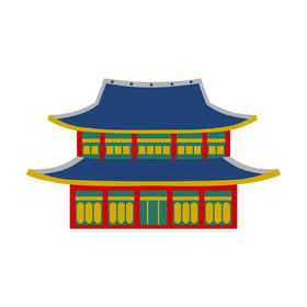 Changdeokgung palace clipart