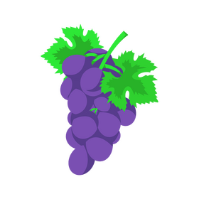 Spanish grapes clipart