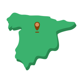 Spain map clipart