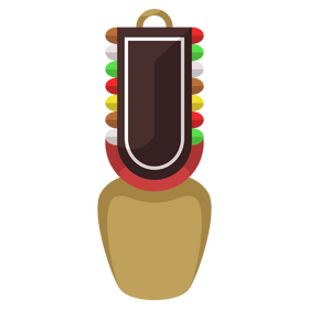 Swiss cowbell clipart