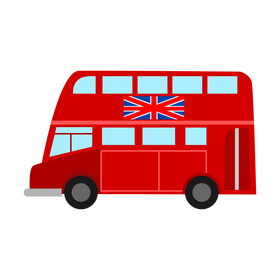 Double decker bus clipart