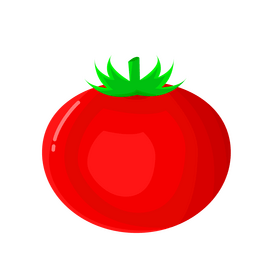 Healthy food tomato clipart