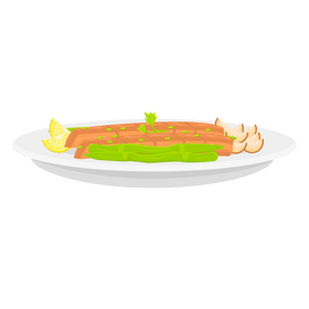 Healthy meal clipart