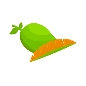 Mango keto diet clipart