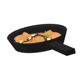 Pork chop marinade clipart