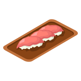 Healthy Food Nigiri sushi clipart