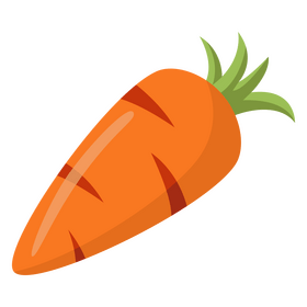 Carrot healthy food clipart