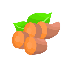 Sweet potatoes clipart