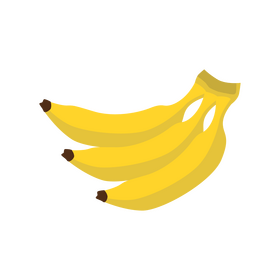 Banana, fruit, food clipart