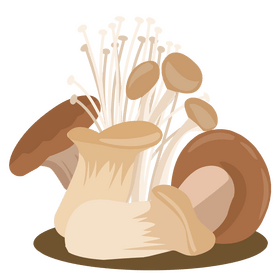 Mushrooms clipart