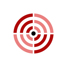Archery target clipart