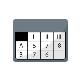 Archery scoreboard clipart