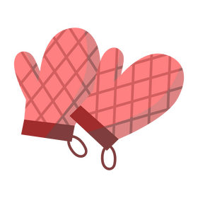 Oven mitts clipart