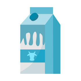 Milk carton clipart