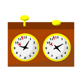 Chess clock clipart