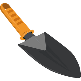 Garden shovel clipart