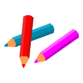 Color pencil clipart