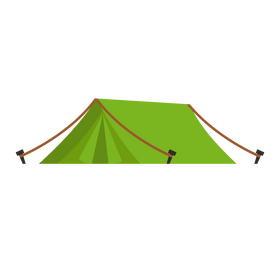 Camping tent clipart