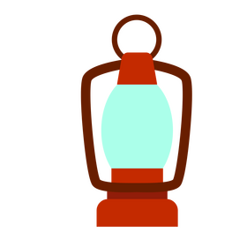Camping lamp clipart
