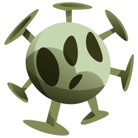 Coronavirus germ clipart