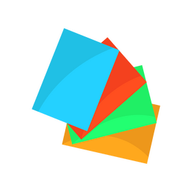 Origami paper sheets clipart