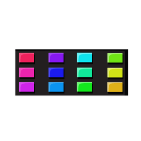 Painting palette holder clipart