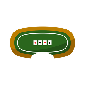 Poker table clipart