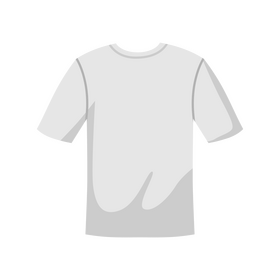 White t shirt clipart