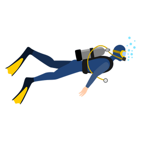 Diver clipart