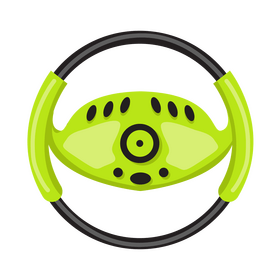 Gaming steering wheel clipart