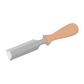 Wood chisel clipart
